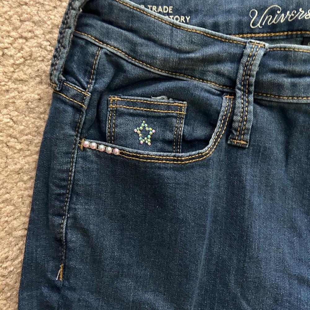 Custom Embellished Universal Threads Jeans - Picture 4 of 5